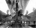 RMS Olympic's propellers