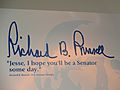 Richard Russell quotation at Helms Center in Wingate, NC IMG 4263