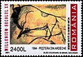 Romania stamp 2001 2400L Steppe Wisent Chauvet Cave