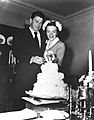 Ronald and Nancy Reagan Newlyweds