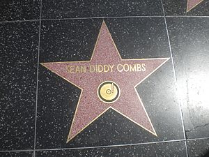 Sean Diddy Combs Hollywood Star
