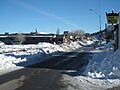 Snowy Route 66 through Williams 1