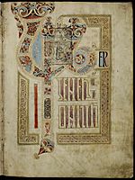 St. Gall Gospels Cod.Sang.51 - p.3 - Li Ber gener a ti onis Jh