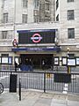 St James's Park stn entrance Petty France
