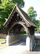 St Mary's Church, St Mary's Close, Fetcham (July 2013) (Lychgate) (2)