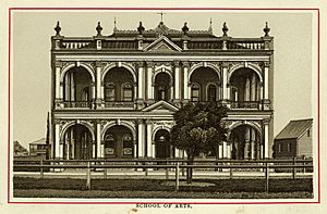StateLibQld 1 258495 School of Arts, Bundaberg, ca. 1894