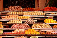Street shop for sweets, mithai Rajasthan India