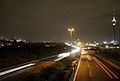 Tehran highway at night