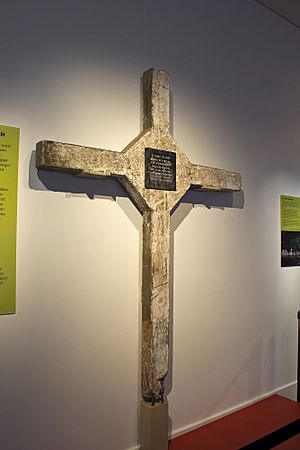 The Long Tan Cross on display at the Australian War Memorial.jpg