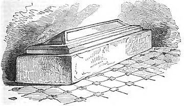 Tomb of William Rufus, Winchester Cathedral (Robert Chambers, p.161, 1832) - Copy