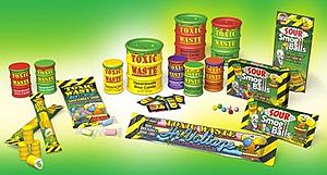 Toxic Waste candy products