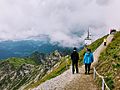 Trail on the Nebelhorn