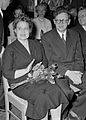 Vasily Smyslov with wife 1956