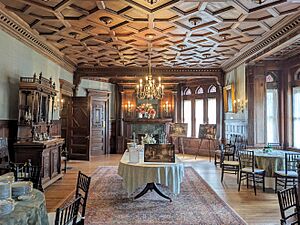Ventfort Hall Mansion Dining Room, Lenox, Massachusetts, USA