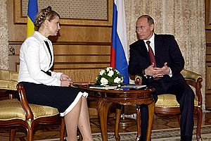 Vladimir Putin and Yulia Tymoshenko-1