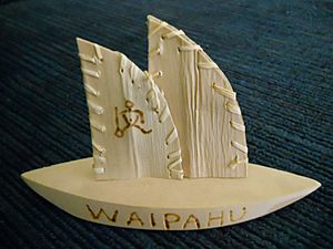 Wood Burned souvenir from Waipahu, Hawaii