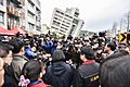 02.07 總統勘查花蓮震災，在雲翠大樓前接受媒體訪問。 (25254857487)