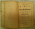 1760 Cambridge Edition King James Bible