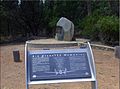 1940 Canberra air disaster memorial - two plaques