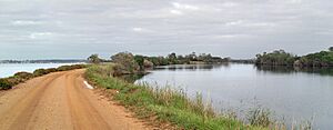 20100426 Mitchell River Silt Jetties Panorama