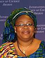 2011 Nobel Peace Prize Laureate Leymah Gbowee (cropped)