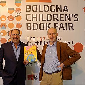 Aaron Sigmond at the Bologna's Children Book Fair