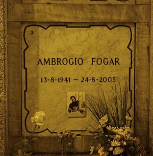 Ambrogio Fogar grave Milan 2015
