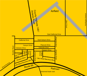 Antares road structure