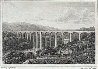 Aqueduct over the Dee called Pont y Cyssyltau (cropped)