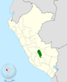Asthenes vilcabambae map