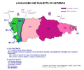 Asturian linguistic areas