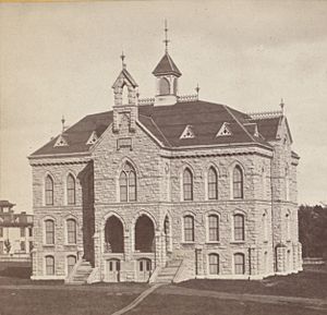 Auburn Theological Seminary, by S. Hall Morris (cropped)