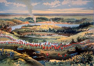 Battle of Batoche Print by Seargent Grundy