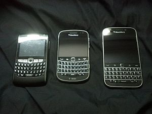 BlackBerry 8820, BlackBerry Bold 9900 and BlackBerry Classic.jpg