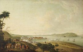 Bombardement de la citadelle de la Martinique, janvier 1762
