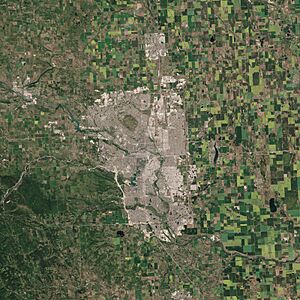 Calgary by Sentinel-2