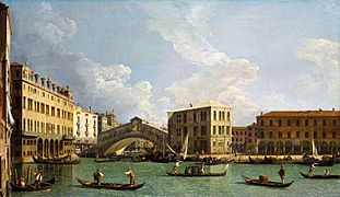 Canaletto - A View of the Rialto, Venice CDN SJS SM P61
