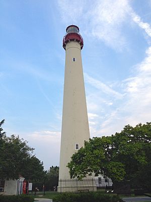 Cape May Lighthouse in Cape May, New Jersey, USA