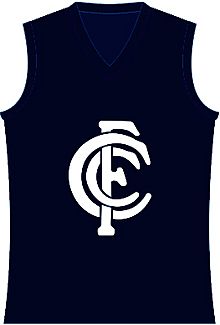 carlton football club jersey