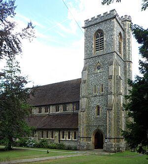 Christ Church, Christ Church Road, Epsom Common (NHLE Code 1289540) (August 2013) (1) copy