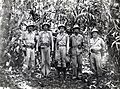 Clifton B. Cates and battalion commanders, 1st Marine Regiment on Guadalcanal, 1942