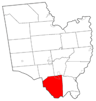 Location within Saratoga County
