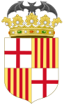 Coat of Arms of Barcelona (c.1870-1931-1939-1984)