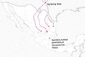 Comanche raids into Mexico
