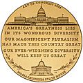 Congressional Gold Medal Edward William Brooke (reverse)