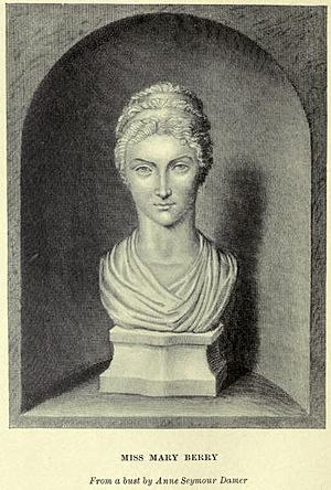 From a bust of Mary Berry created by Anne Seymour Damer