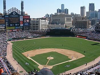 Detroit Tigers opening game at Comerica Park, 2007