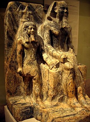 Egypt sahura and god