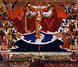 Enguerrand Quarton, Le Couronnement de la Vierge (1454)