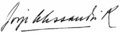 Firma Jorge Alessandri